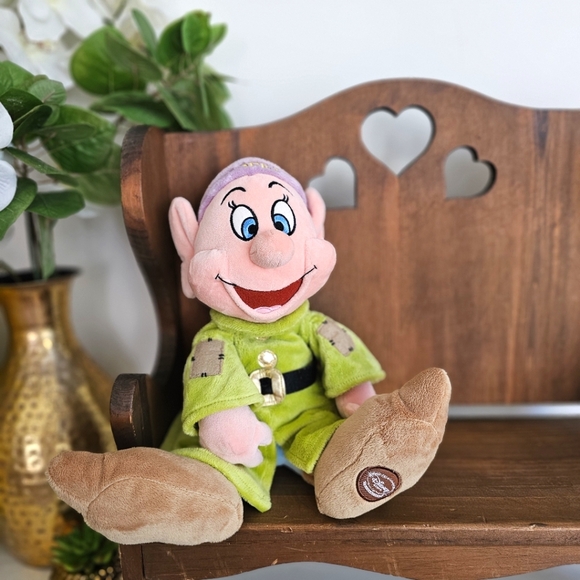 Disney Store Exclusive Mc Dopey Plush Snow White Seven Dwarfs Rare Toy 16 inches - Picture 15 of 15